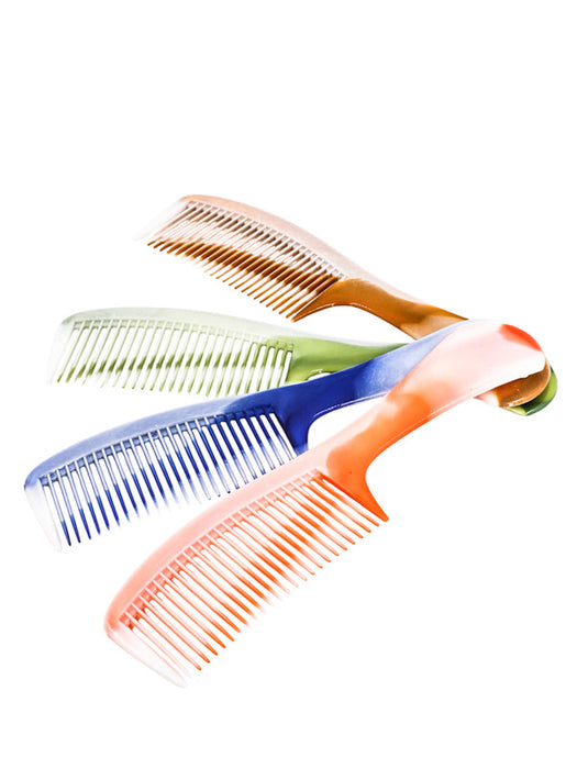 Paquete de 12 peines de plastico para cabello en colores surtidos