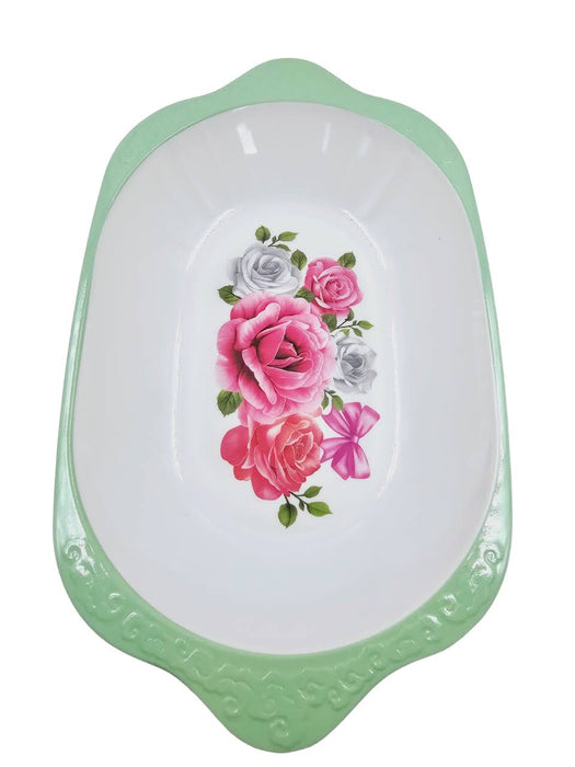 Charola para el hogar o cocina con estampado de rosas en colores varios