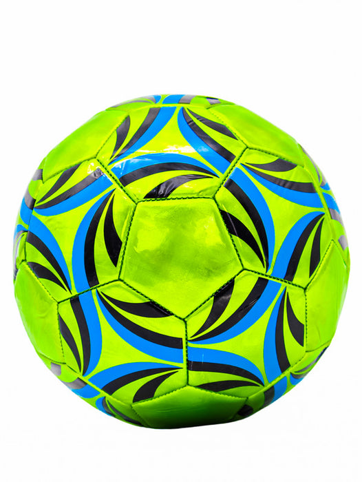 Balón de fútbol en tonos metálicos el accesorio perfecto para destacar en el campo con estilo y rendimiento superior colores varios