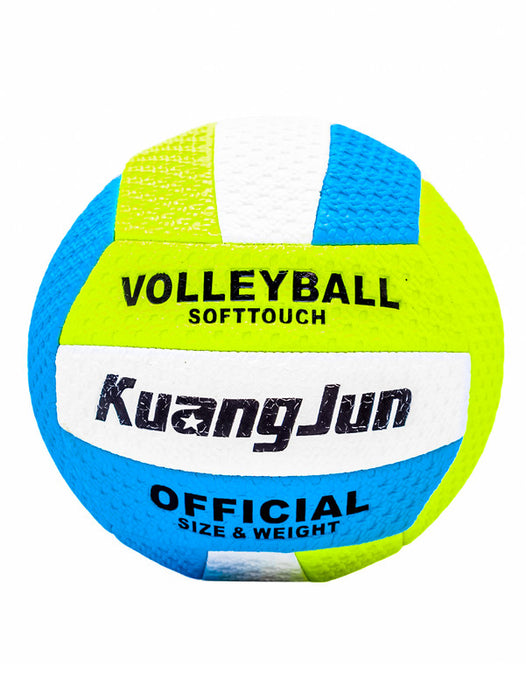 Balon para jugar volleyball de textura suave en colores varios y vibrantes