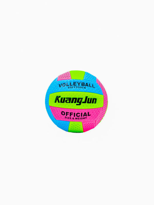 Balon para jugar volleyball de textura suave en colores varios y vibrantes