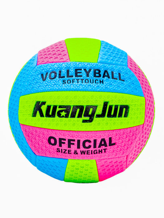 Balon para jugar volleyball de textura suave en colores varios y vibrantes