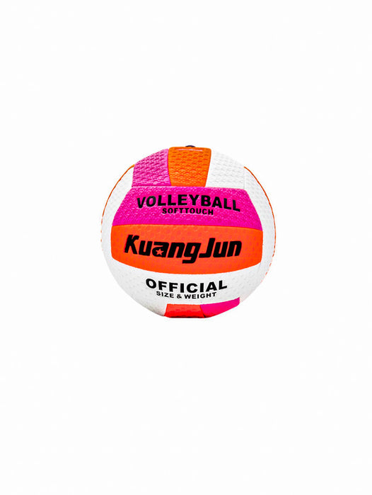 Balon para jugar volleyball de textura suave en colores varios y vibrantes