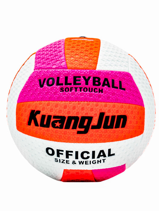 Balon para jugar volleyball de textura suave en colores varios y vibrantes