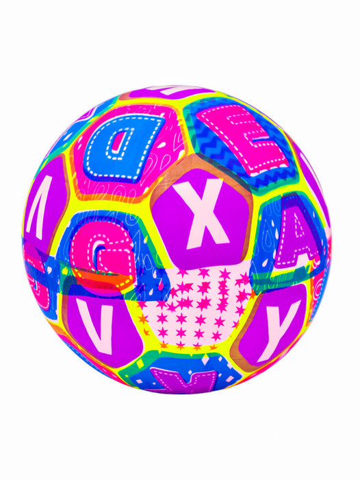 Pelota de latex con diseños divertidos y colores varios