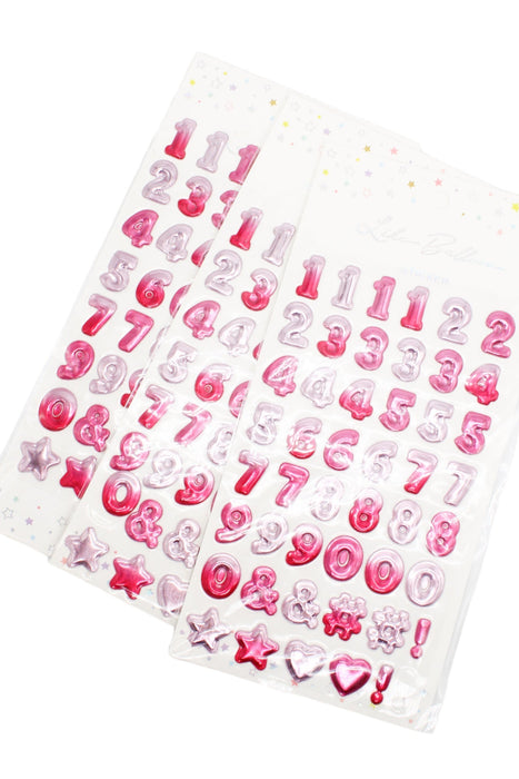 Coleccion de stickers 12 plantillas con 48 diseños en multiples tonos para decorar