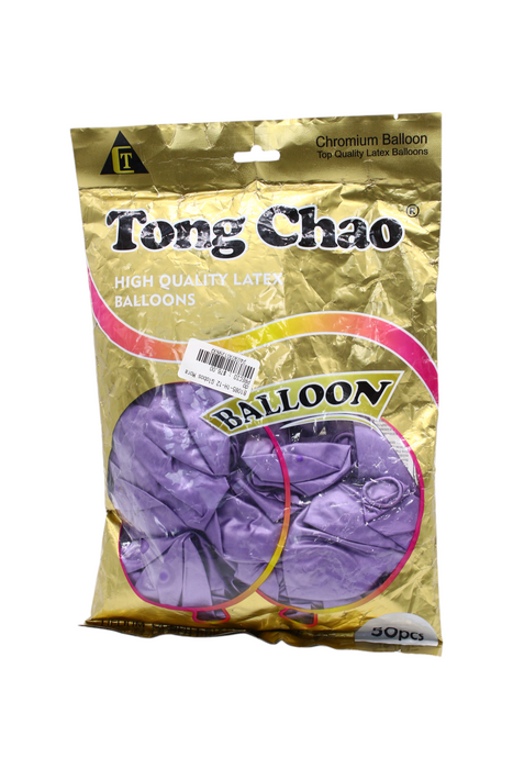 Bolsa de 50 globos tong chao para todas tus fiestas colores varios