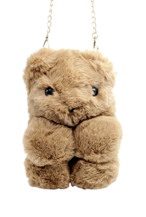 Bolso adorable de oso de peluche para infantes en colores varios