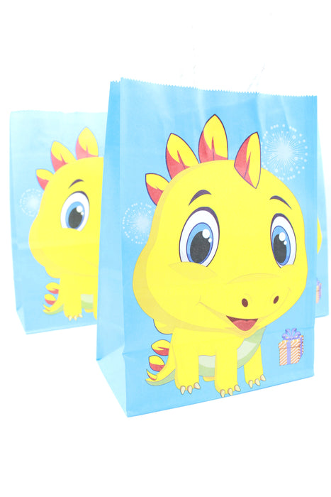 Paquete de bolsa para regalo dinosaurio 12 piezas