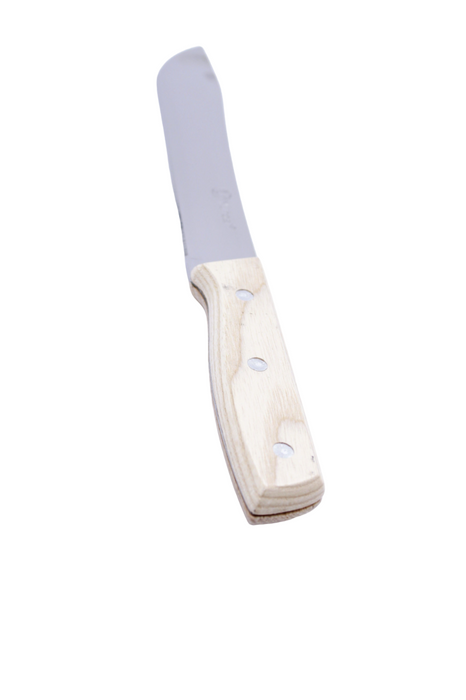 Cuchillo de acero inoxidable con mango de madera ergonómico 1 pieza