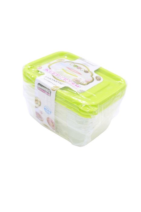 Set de tuppers pequeños de plastico con tapa de presion para conservacion de alimentos para uso en microondas