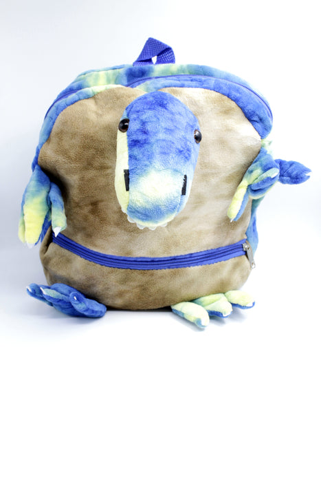 Mochila con imagen de dinosaurio diseño chelito varios colores 1 pieza.