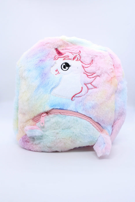 Mochila con imagen de unicornio diseño feliz multicolor 1 pieza