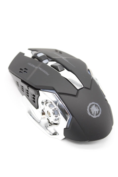 Domina cada partida con nuestro mouse Inalámbrico gamer ergonómico y luminoso