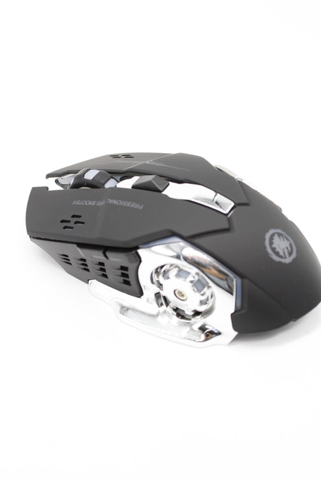 Domina cada partida con nuestro mouse Inalámbrico gamer ergonómico y luminoso