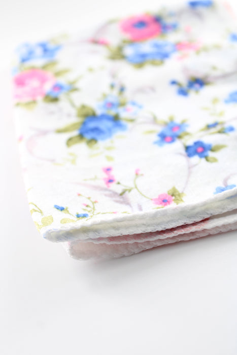 Paquete de 2 trapos de limpieza para el hogar con diseño floral fabricados en tela de alta absorción