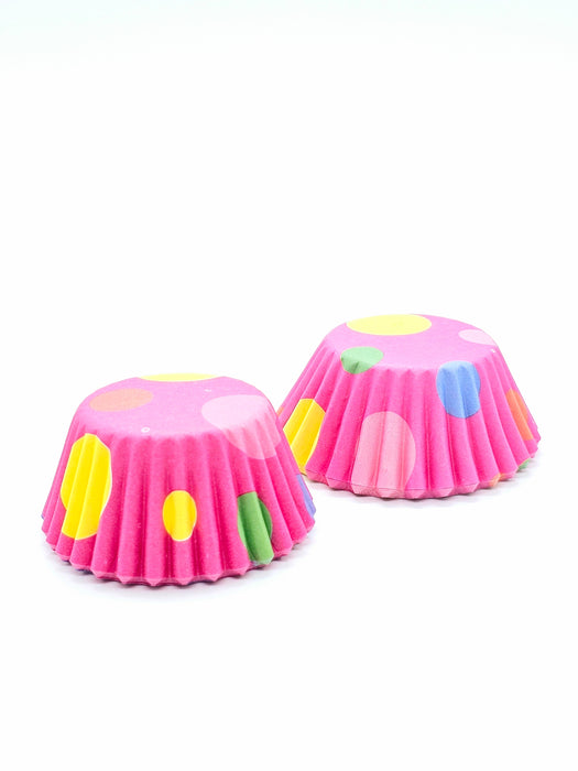 Capacillos para cupcakes en diseños y colores varios paquete con 100 piezas