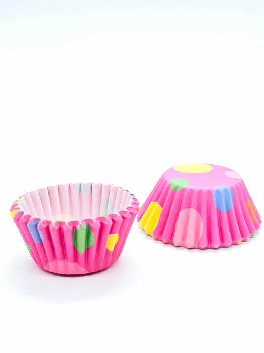 Capacillos para cupcakes en diseños y colores varios paquete con 100 piezas