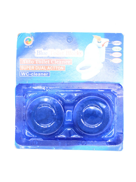 Blister duo de bloques limpiadores azules para descarga de larga duracion