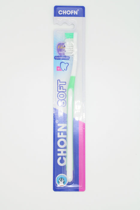 Cepillo de dientes para adulto marca chofn en colores varios