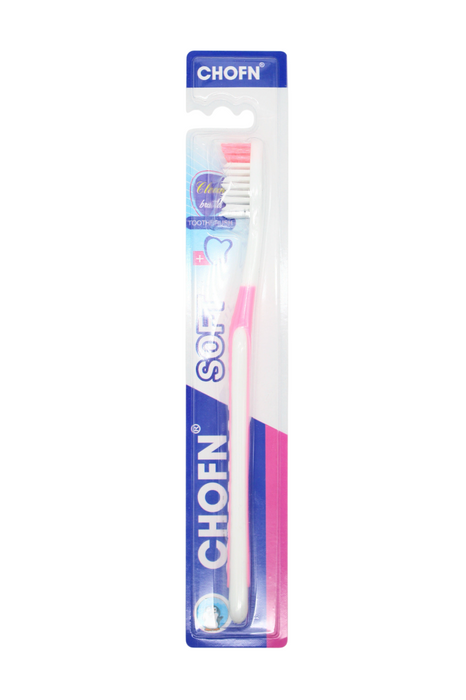 Cepillo de dientes para adulto marca chofn en colores varios