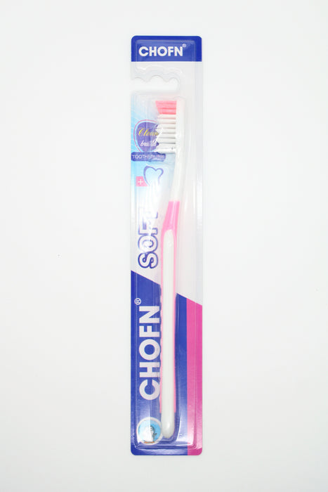 Cepillo de dientes para adulto marca chofn en colores varios