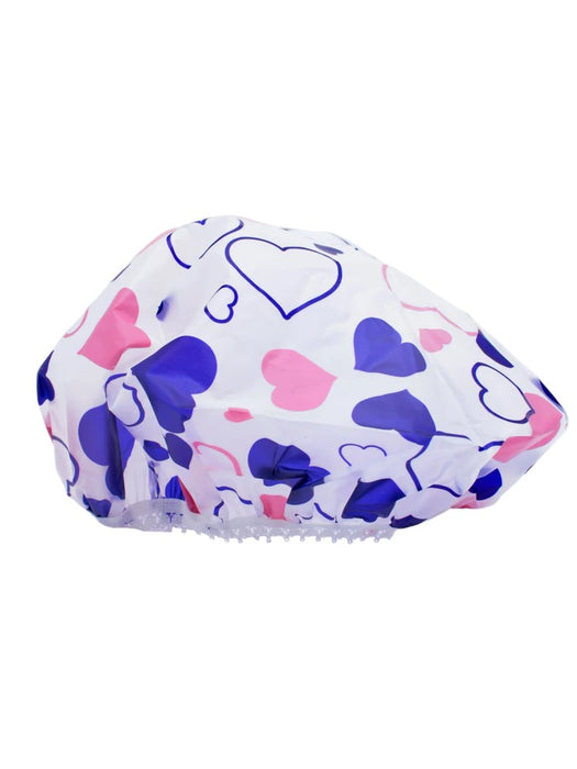 Gorra de plastico para ducha o baño con diseños variados y coloridos