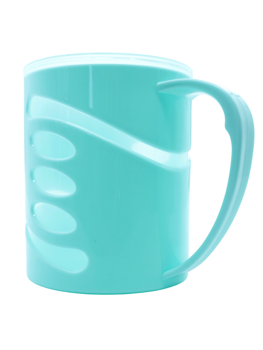 Taza de plastico para el cepillado de dientes en diferentes colores con transparencias