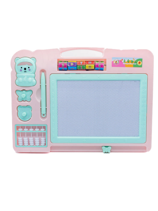 Pizarron didactico de doble vista para niños ideal para aprendizaje interactivo y creativo colores varios