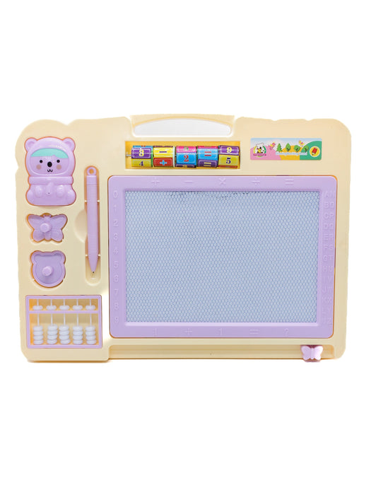 Pizarron didactico de doble vista para niños ideal para aprendizaje interactivo y creativo colores varios