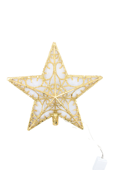 Estrella punta para arbol de navidad un toque brillante y elegante para completar tu decoración festiva