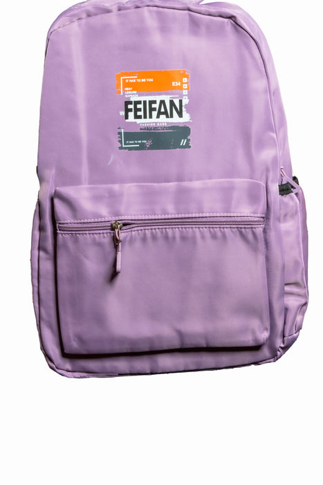 Mochila diseño feifan lisa colores varios 1 pieza