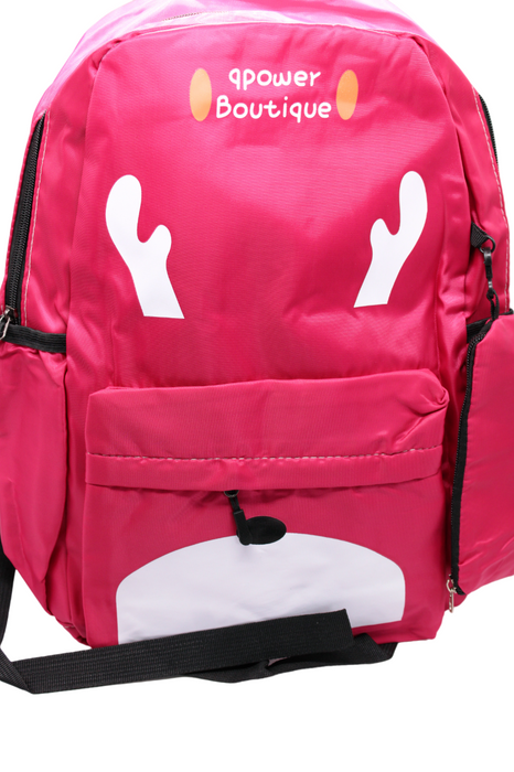 Mochila escolar con diseño de venado elegante colores varios