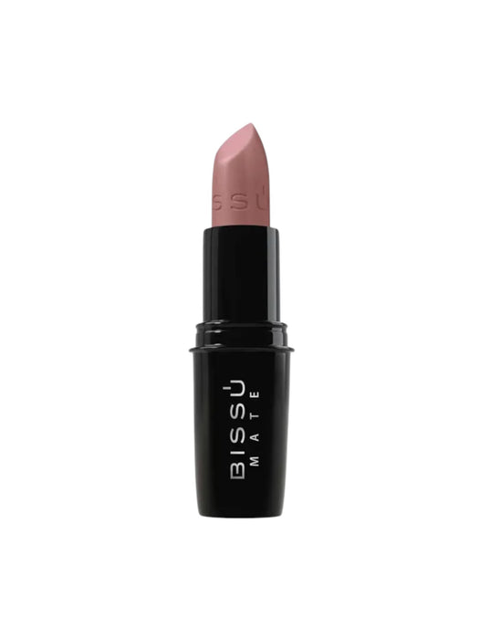 Labial mate bissú con fórmula cremosa y efecto matte color intenso de larga duración y comodidad sin resequedad