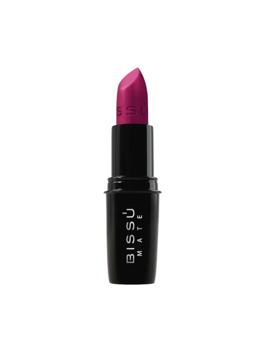 Labial mate bissú con fórmula cremosa y efecto matte color intenso de larga duración y comodidad sin resequedad