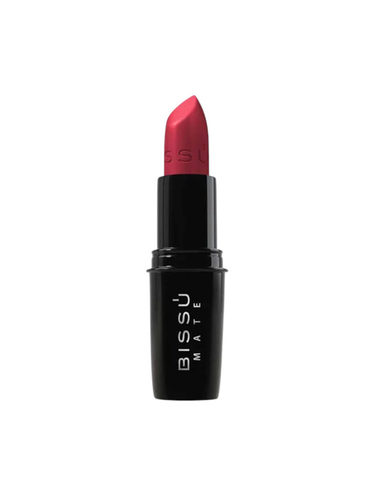 Labial mate bissú con fórmula cremosa y efecto matte color intenso de larga duración y comodidad sin resequedad