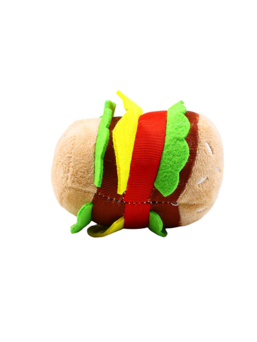 Juguete para mascotas con forma de hamburguesa con sonido chirriante ideal para razas medianas