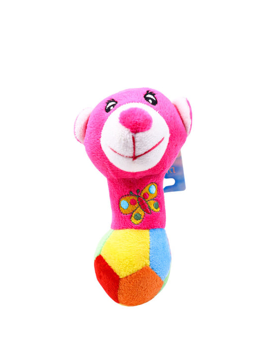 Juguete chirriante para mascotas con carita de oso y cuerpo de balón para proporcionar horas de entretenimiento a tu amigo peludo colores varios