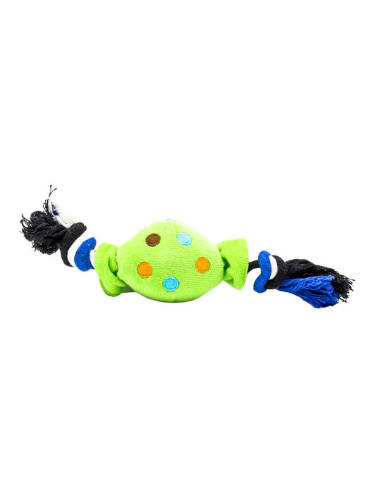 Juguete suave chillante para mascota en forma de caramelo colores varios