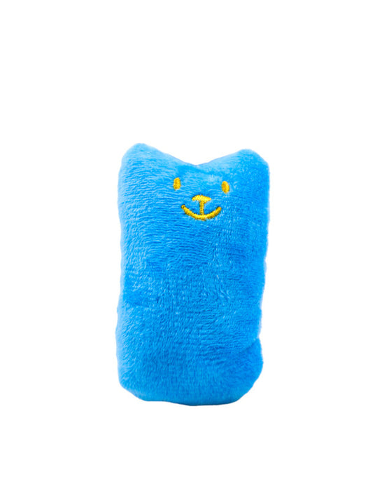 Juguete para gato con carita de animales en felpa diseñado para estimular el juego activo y la diversión de tu felino colores varios