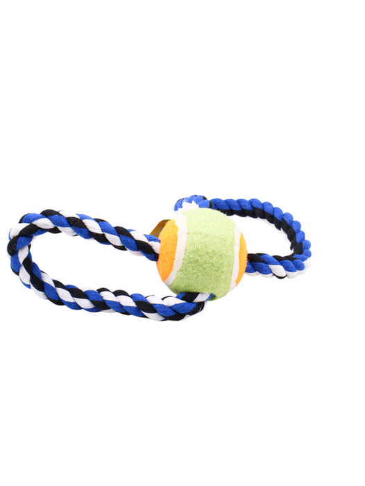 Juguete tosco para mascotas con cuerda y pelota resistente y divertido para Juegos activos y estimulación física y mental para tu compañero peludo