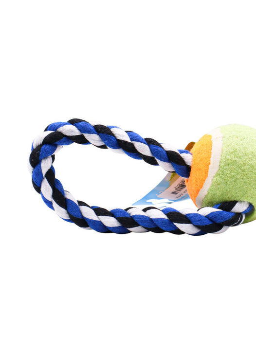 Juguete tosco para mascotas con cuerda y pelota resistente y divertido para Juegos activos y estimulación física y mental para tu compañero peludo