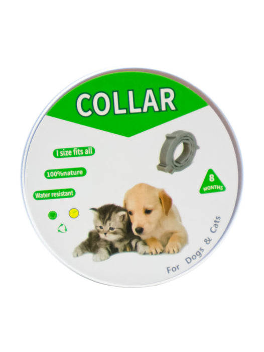 Collar antipulgas para mascotas razas pequeñas resistente al agua