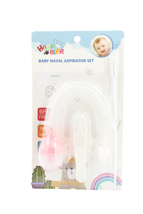 Set aspirador nasal para bebé colores varios 3 piezas