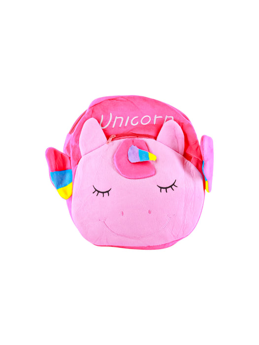 Mochila de cara de unicornio durmiendo en colores varios.