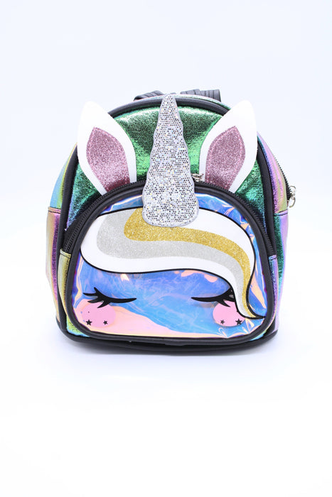 Mochila pequeña Unicornio Tornasol en colores varios