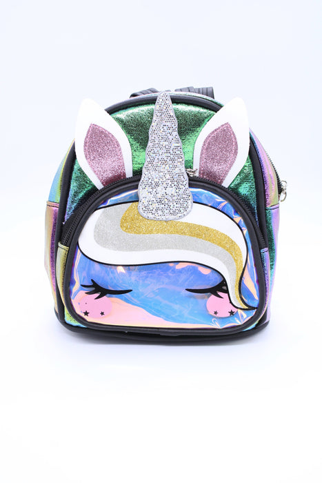 Mochila pequeña Unicornio Tornasol en colores varios