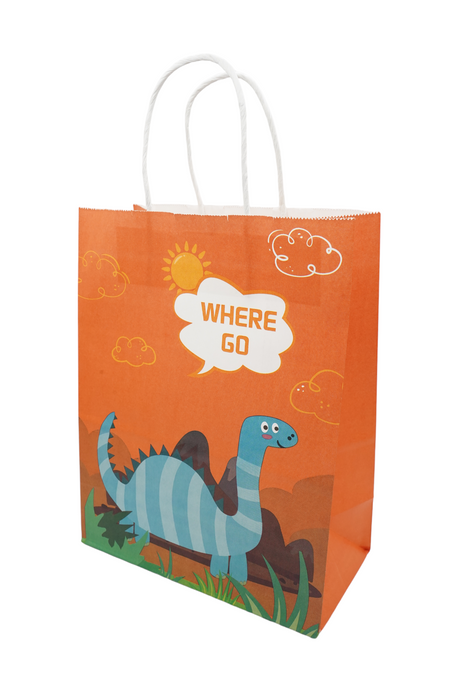 Bolsa de regalo de papel con diseño divertido de dinosaurios diseños varios