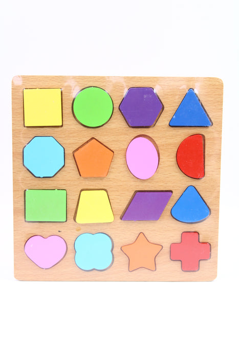 Juego didáctico puzzles de madera en diferentes diseños para estimulación temprana