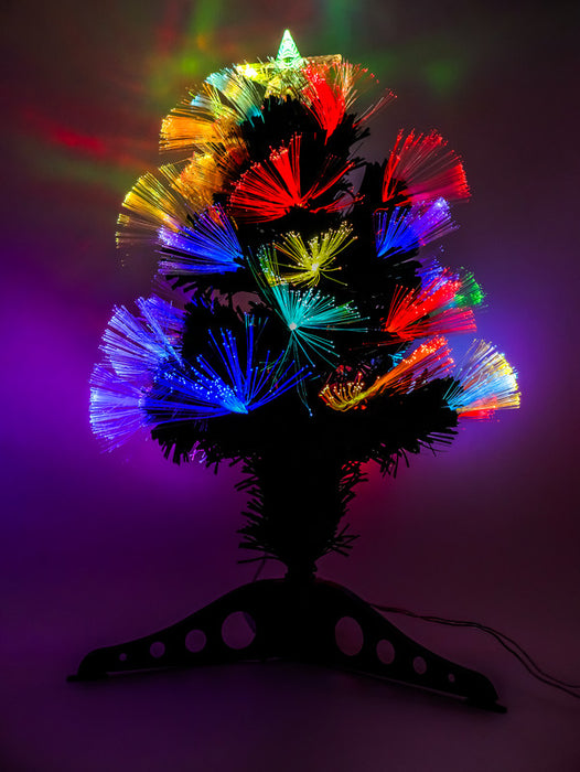 Arbol artificial de navidad con luces led de colores para decorar tu hogar